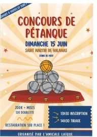 Concours de pétanque