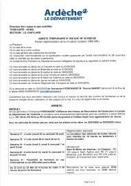 Information de la Mairie