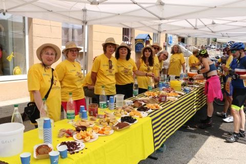 Le stand de l'Ardéchoise