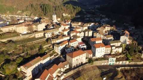 Le viallge vu d'en haut