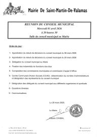 Prochain Conseil Municipal