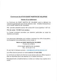 MAIRIE-VENTE BATIMENT